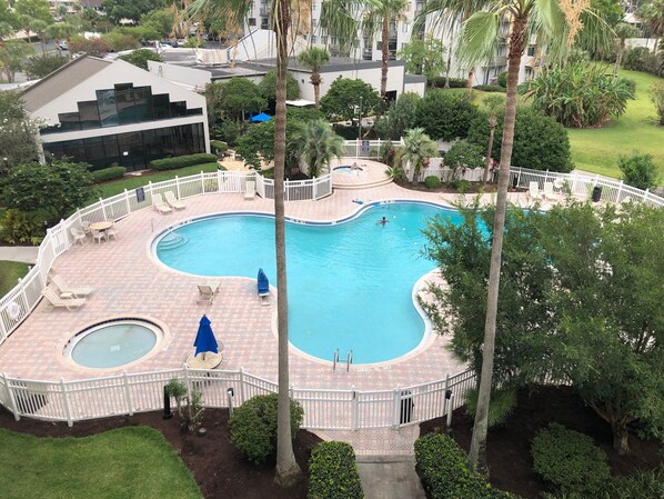 Outdoor pool - E1706 - 2 Suite Condo Near Universal With Pool (Orlando)