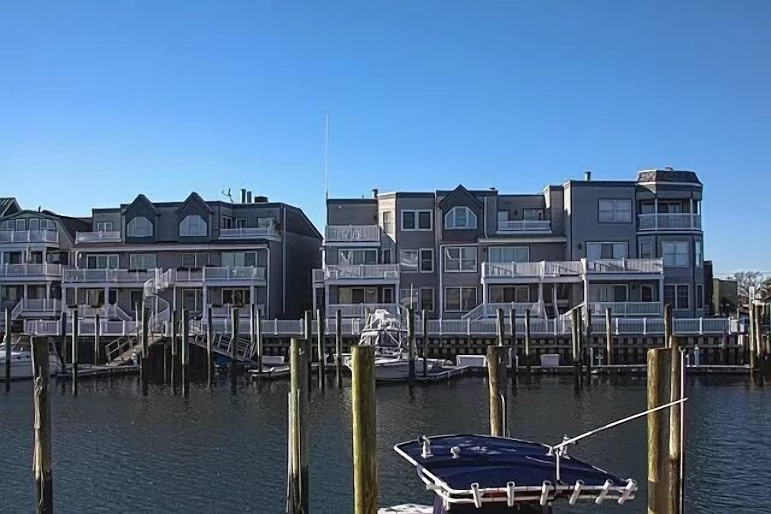 Enjoy spectacular waterfront views from this Cape May Victorian Harbor condo.