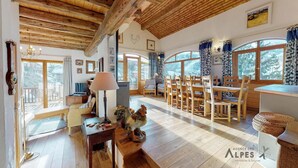 Unclassified image, 2 of 30, button - Chalet, 250m from ski lifts, view mountain, terrace, fireplace or stove, tv, ski locker, 125m² (Saint-Martin-de-Belleville)