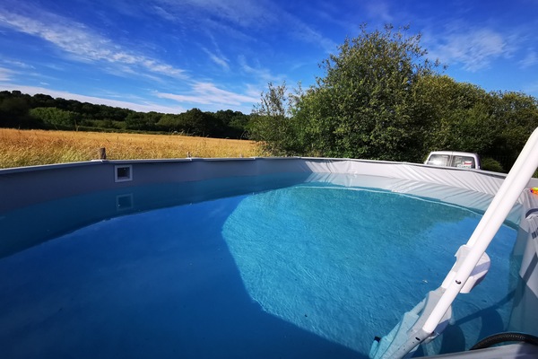 AuĂenpool, beheizter Pool