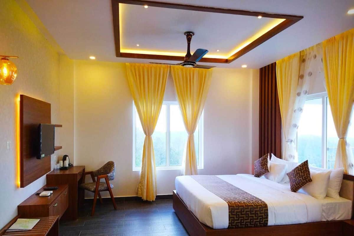 Ropa de cama de alta calidad y minibar