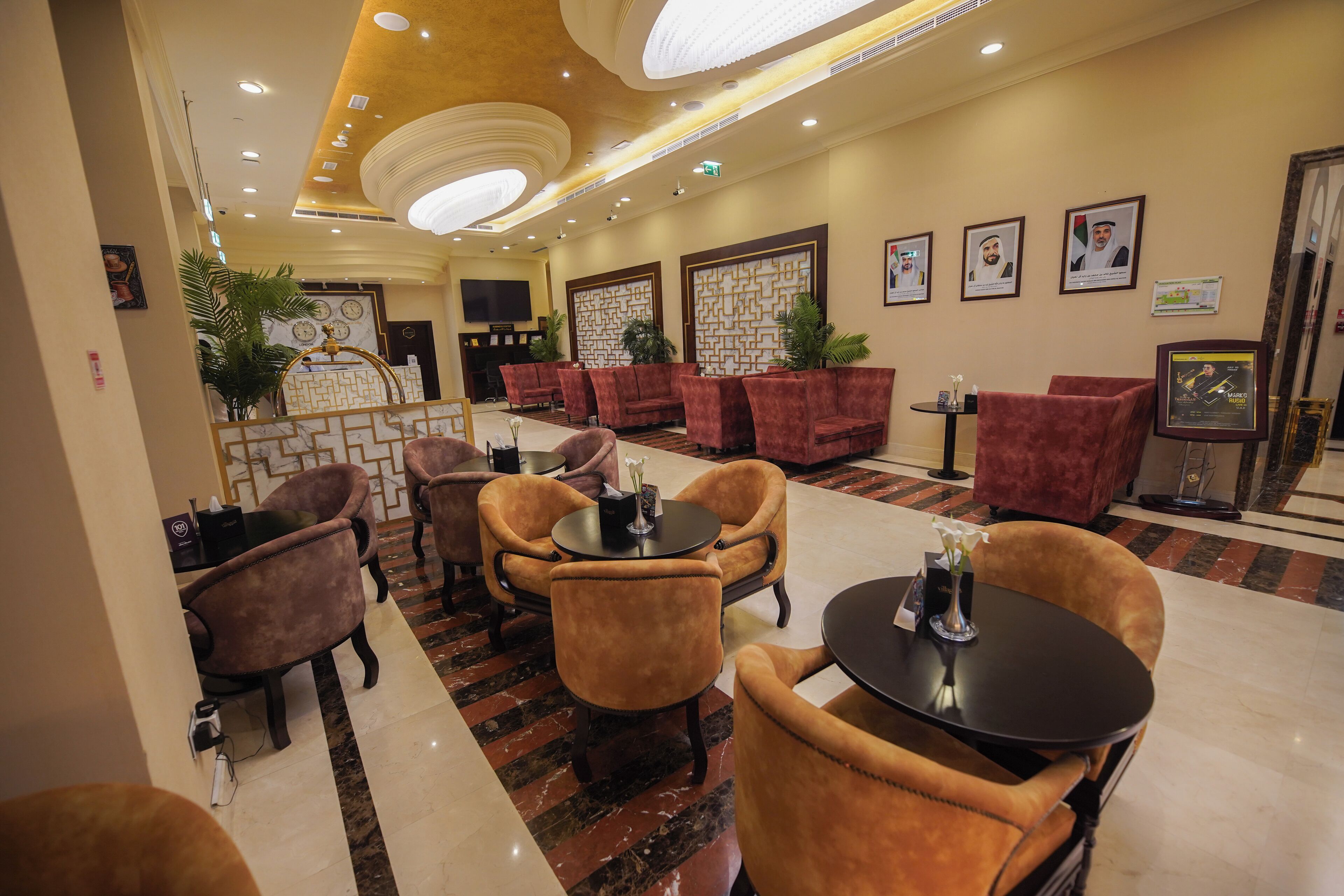 Lobby sitting area