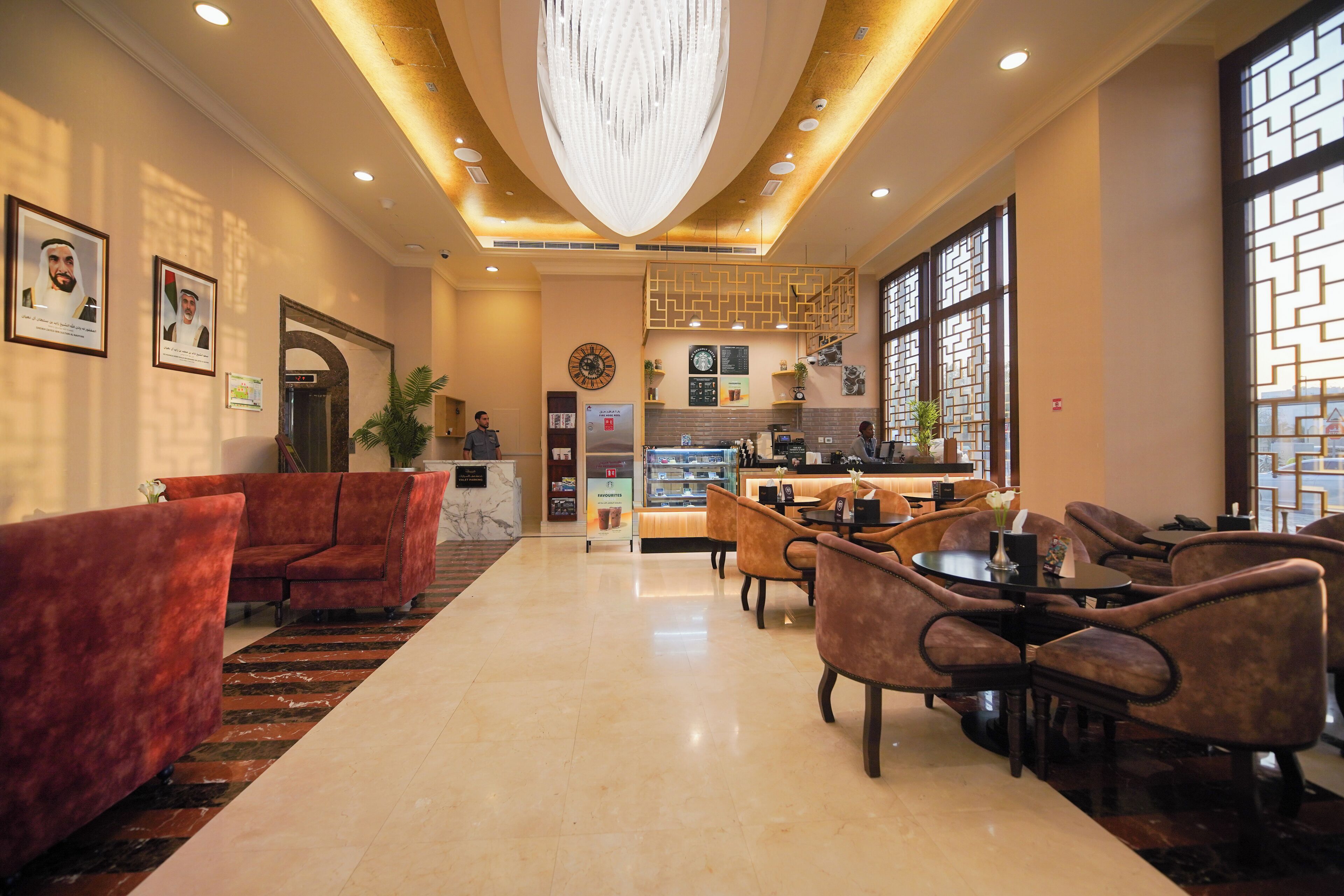 Sitzecke in der Lobby