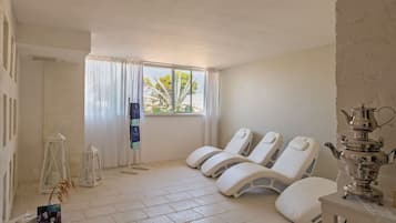 Body treatments, body wraps, body scrubs, facials, 2 treatment rooms
