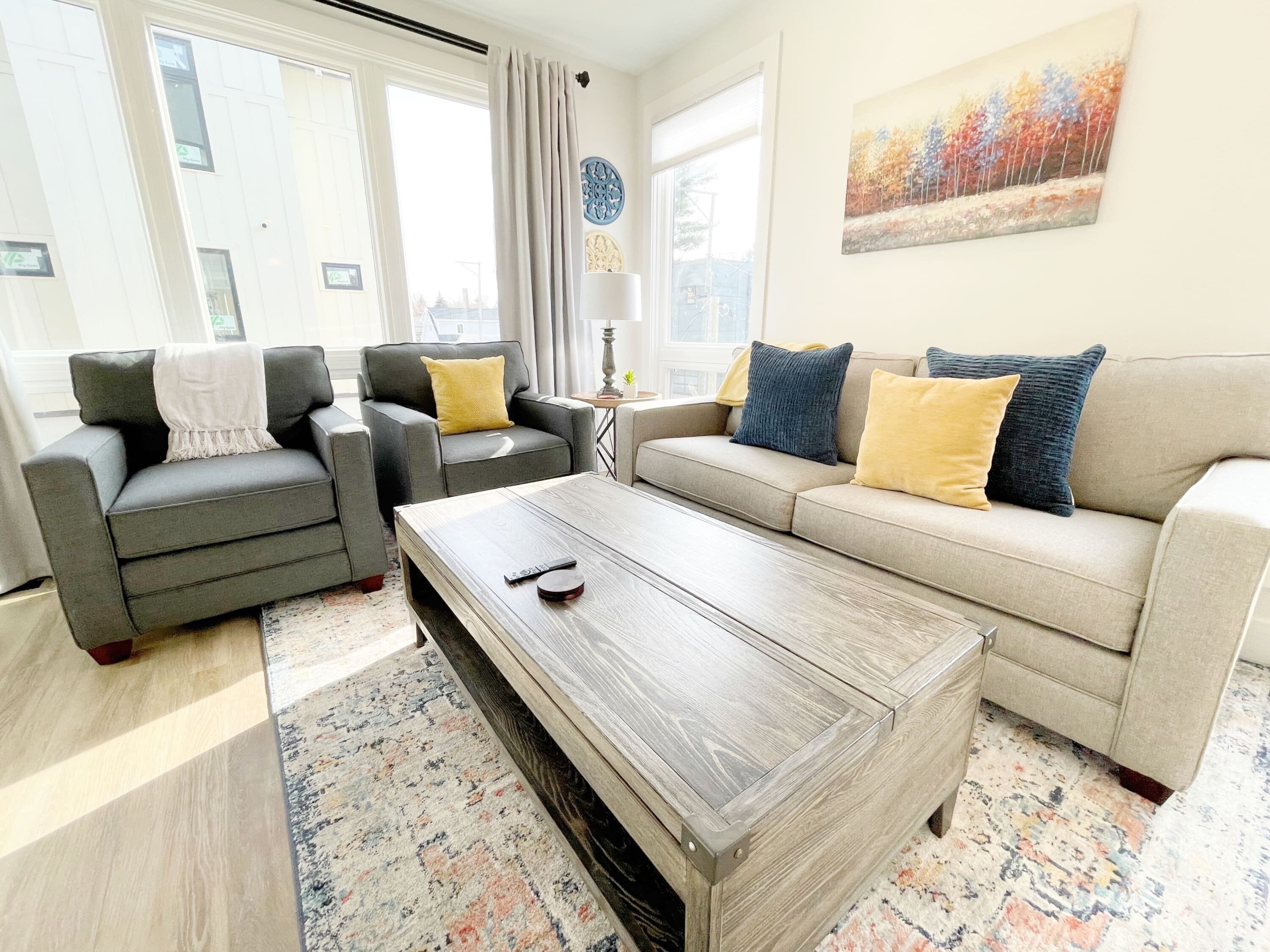 Televisie en een kantoor