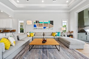 TV, fireplace, stereo