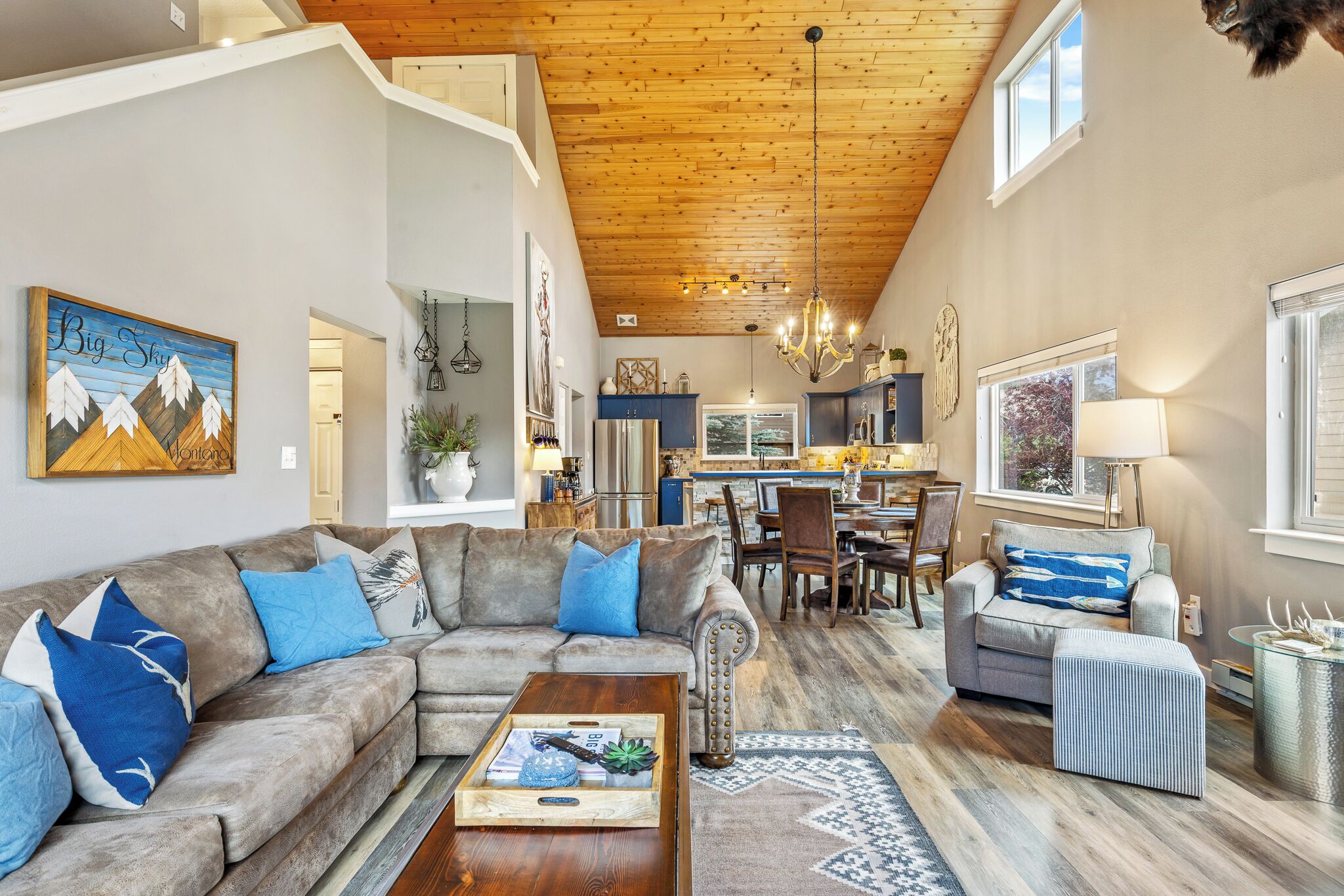 TV connectée, cheminée