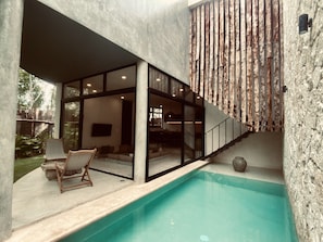 Outdoor pool - Round Jungle Boho Villa /Private Pool/ 100Mbs (Tulum)