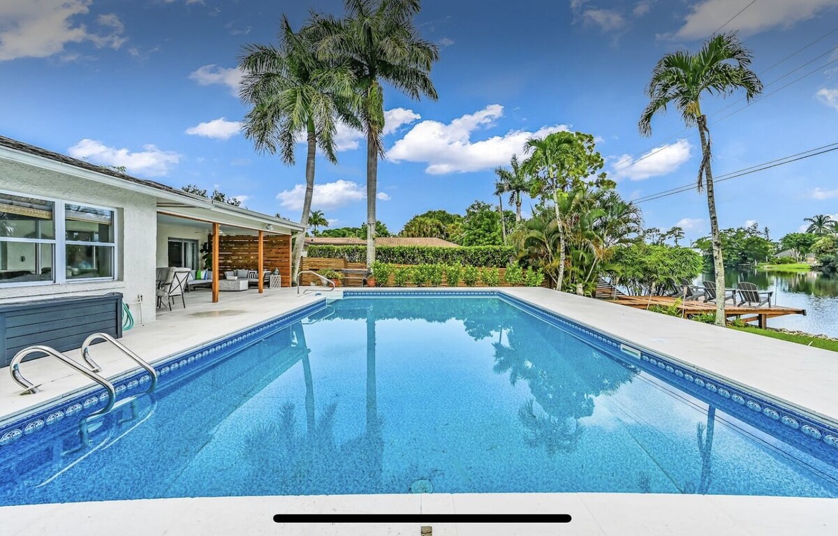 Photo 17 of Private Home on a Lake With Your own Private Pool and Dock! Walk to the beach!