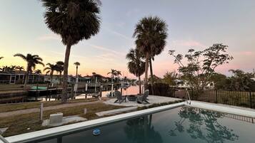 Una piscina riscaldata