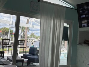 Interior - Waterfront 3‑bedroom home with heated pool on a deep sailboat‑access canal. Features EV charging, garage, and stocked kitchen. Near Downtown Punta Gorda, Fisherman’s Village, Isle Yacht Club, and PGD airport. (Punta Gorda)