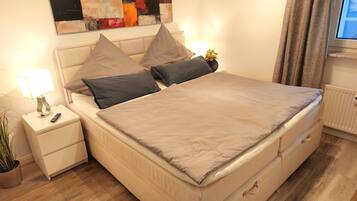 1 bedroom, iron/ironing board, travel crib, free WiFi