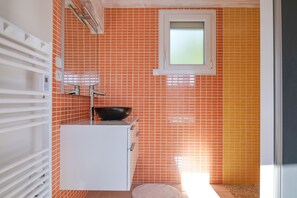 Regadera y secadora de cabello 