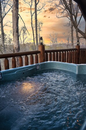 Idromassaggio all'aperto