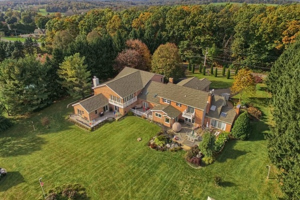 Ariel view of The Kennedy Manor