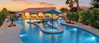 LAZY RIVER, Water slide, Arcade, Race track &Games, Playground