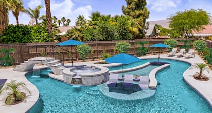 LAZY RIVER, Water slide, kids Race track, Arcade room, Playground