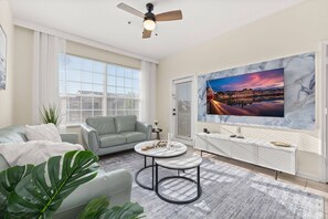 Smart TV, video games, DVD player