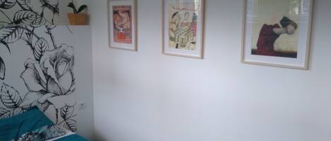 1 chambre, lit parapluie, Wi-Fi, draps fournis