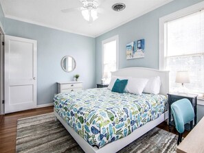 3 soverom, skrivebord, strykejern/-brett og wi-fi