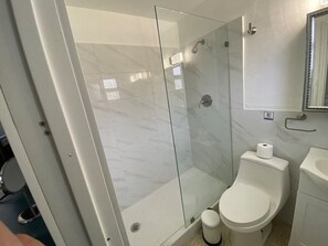 Hair dryer, towels