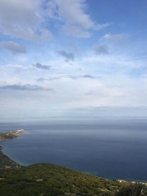 Aan het strand, een gratis shuttleservice van/naar het strand