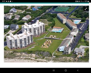 Exterior - 5th Floor View of Beach and Ocean- Full condo- 2 pools-  (Emerald Isle)