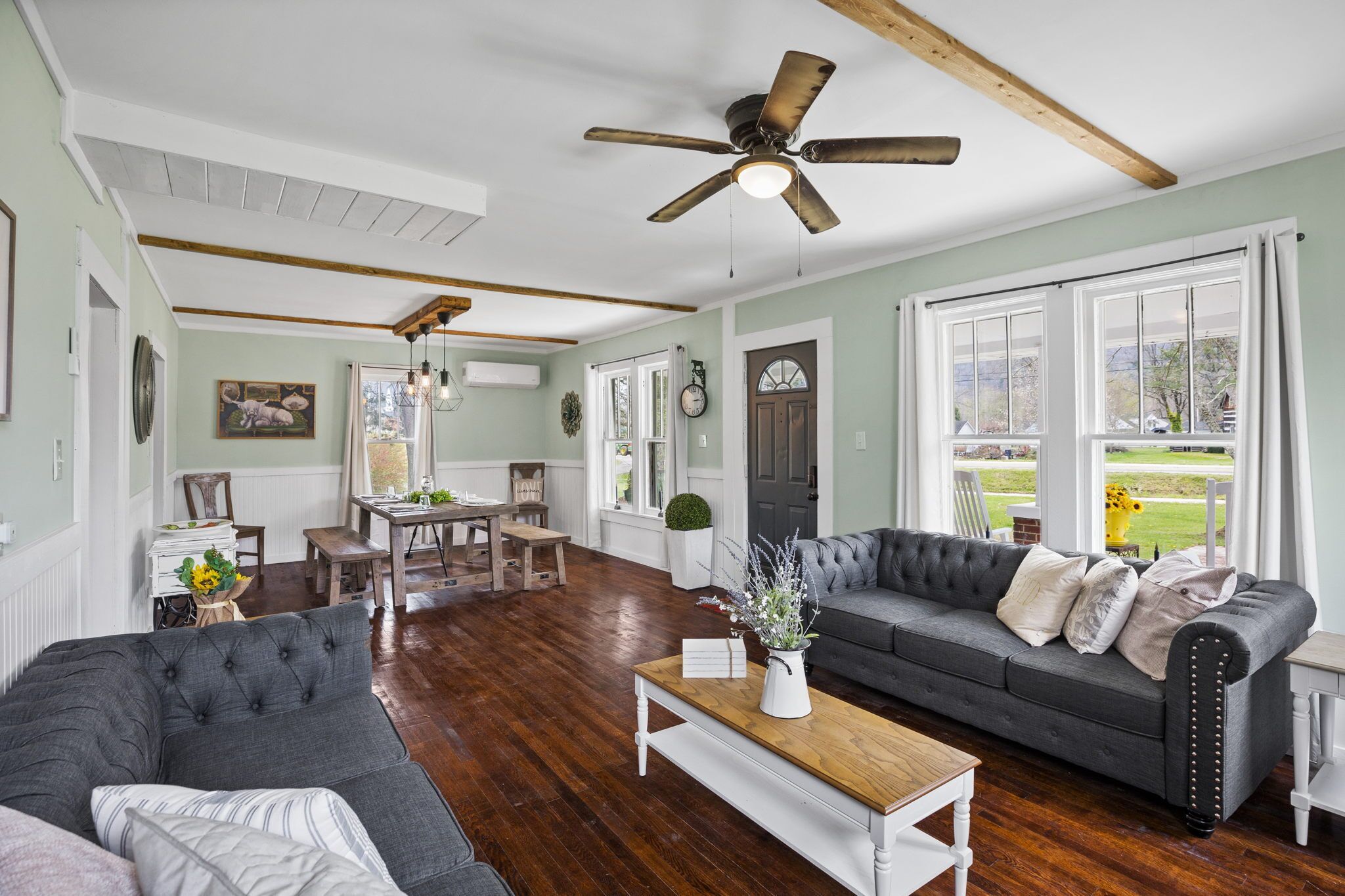 TV connectée, cheminée