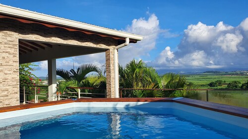 Top of a 200m² villa in a postcard setting