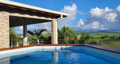 Top of a 200m² villa in a postcard setting