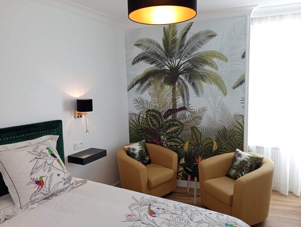 1 chambre, accès au Wi-Fi (inclus), literie fournie