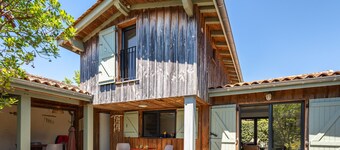 Chalet 'Piqueyrot' in Nature Reserve Area with 2 Terraces