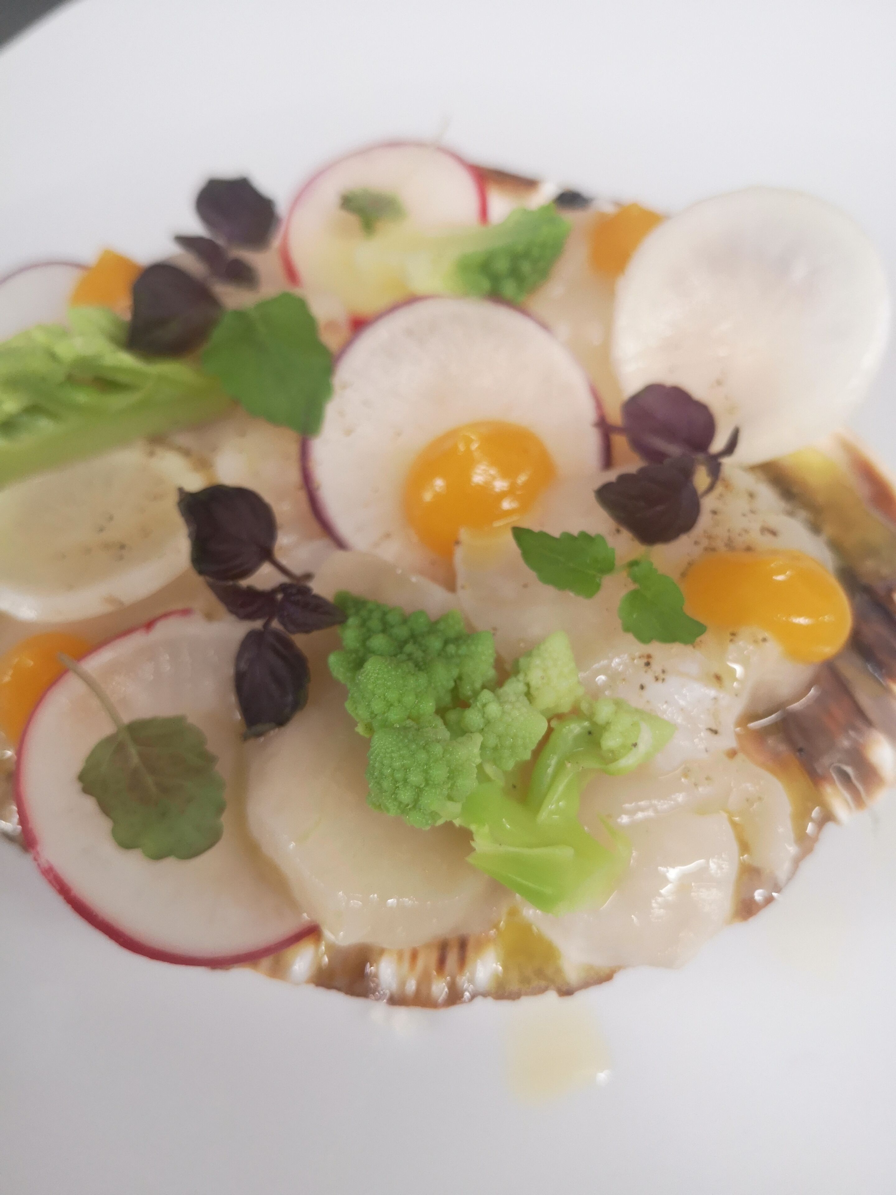 A plate of food with various ingredients.