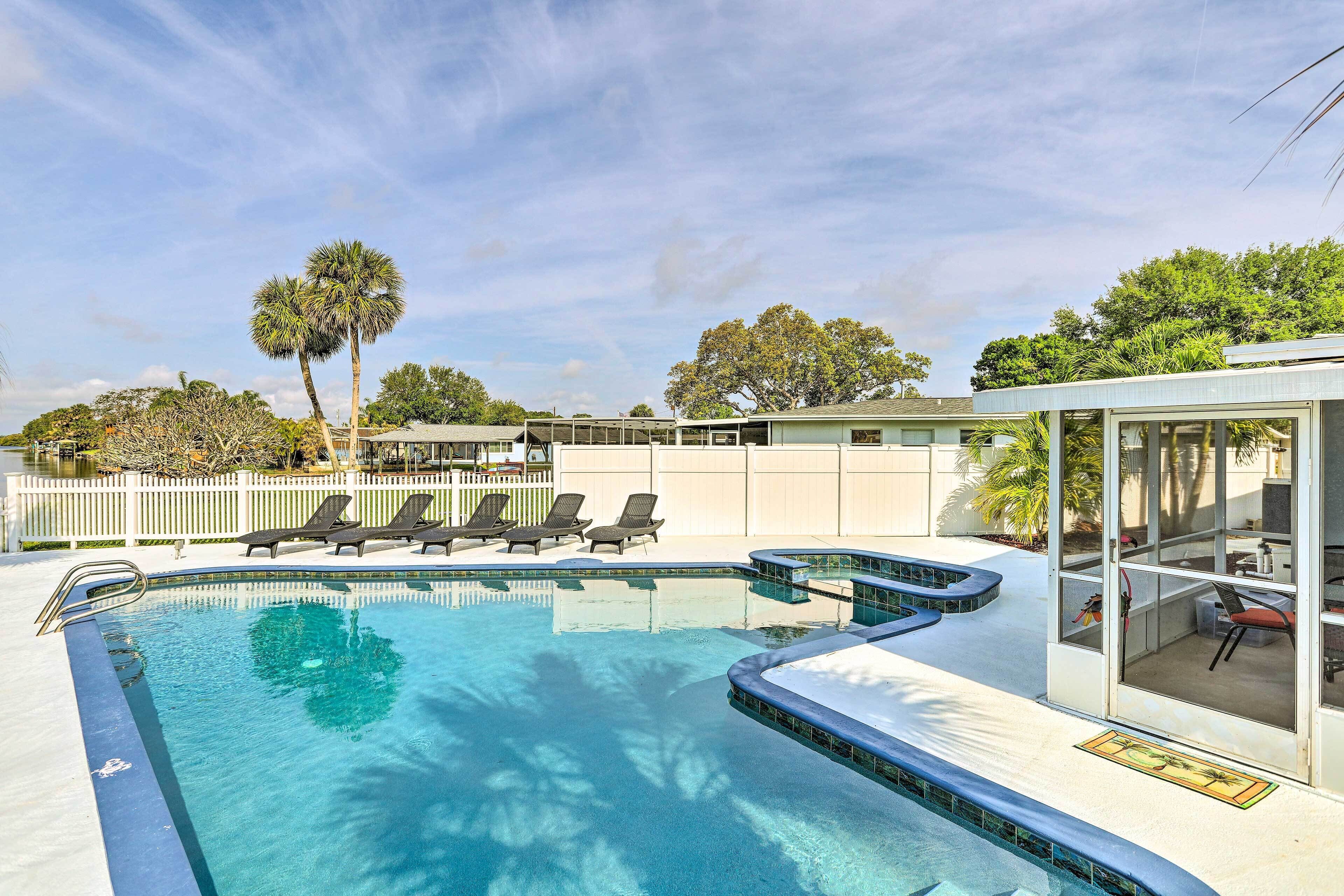 Merritt Island Home with Private Pool & Patio!