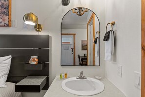Hair dryer, towels