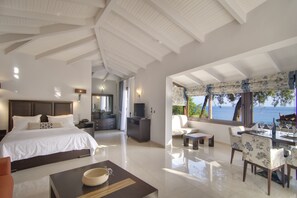 Junior Suite with Balcony and Sea View | In-room safe, individually decorated, individually furnished - Valtos Beach Hotel (Parga)
