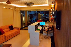 Lobby sitting area