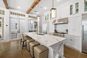 Fridge, microwave, oven, stovetop - Rosemary Beach! Private Pool with Outdoor Kitchen! Carriage House! (Rosemary Beach)