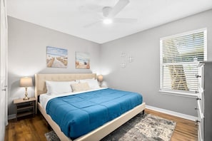 3 bedrooms, iron/ironing board, travel crib, WiFi