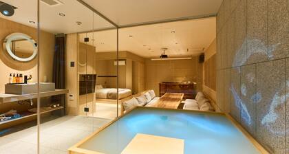 KONJAKUSO Osaka Tempozan "IKESU" Projection Mapping SPA "TAKADORO" Wheel View