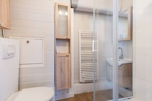 Shower, hair dryer - Bright cocoon with sea view and parking space (Lacanau ocean)