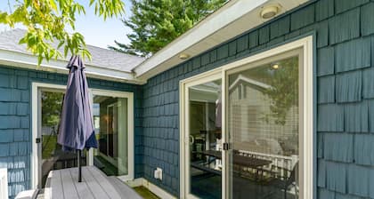 Dog-friendly lake escape with sunroom, high-speed WiFi, water views & central AC
