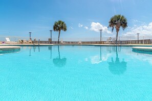 Indoor pool, outdoor pool