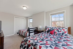 3 bedrooms, iron/ironing board, travel cot, free WiFi