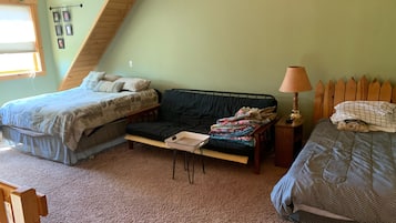 2 bedrooms, bed sheets