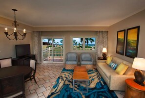 Living area - Marriott St. Kitts Oceanfront 2 bed 2 bath Villa (Frigate Bay)