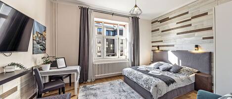 1 chambre, bureau, fer et planche Ă repasser, Wi-Fi gratuit