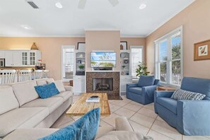 TV - Ocean Terrace-Large beach house with private pool (Gulf Shores)
