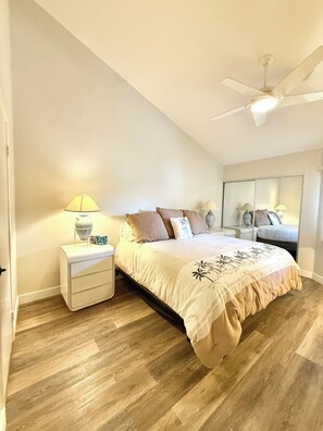 2 bedrooms, iron/ironing board, free WiFi, bed sheets