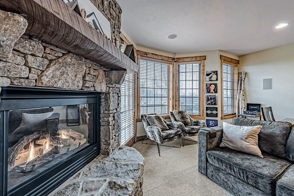 Smart TV, chimenea, videojuegos, monitor de computadora